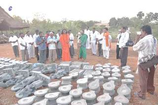 April 2008 - Making Of Kailaasa In Tiruvannamalai