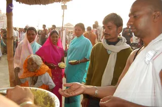 Annadhan during Allahabad Kumbhamela 2013
