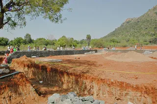 April 2008 - Making Of Kailaasa In Tiruvannamalai