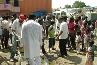 September 2006 - Sindhanur flood relief
