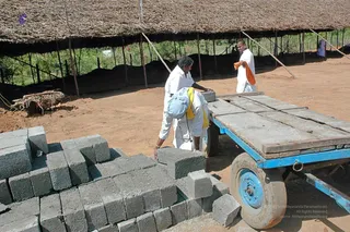 April 2008 - Making Of Kailaasa In Tiruvannamalai