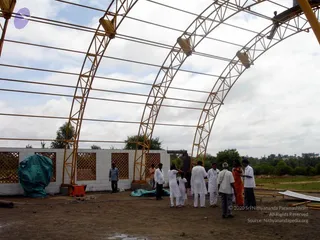 2005 - View-of-Ananda-Sabha-Construction