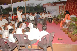 April 2008 - Making Of Kailaasa In Tiruvannamalai