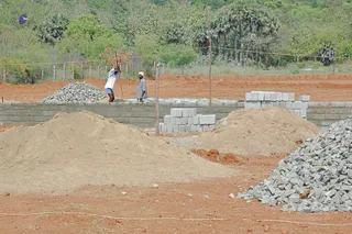April 2008 - Making Of Kailaasa In Tiruvannamalai