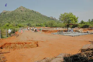 April 2008 - Making Of Kailaasa In Tiruvannamalai