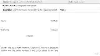 Seeragapadi Aadheenam Persecution