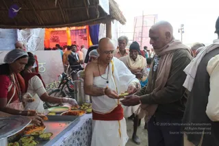 Annadhan during Allahabad Kumbhamela 2013