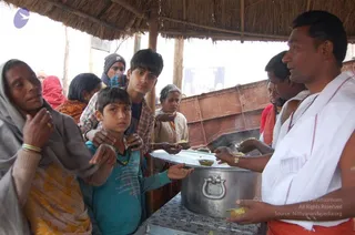 Annadhan during Allahabad Kumbhamela 2013