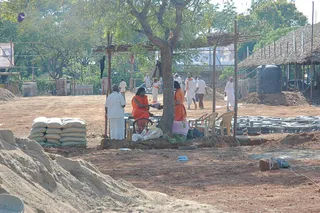 April 2008 - Making Of Kailaasa In Tiruvannamalai