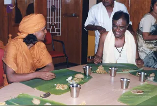 2003 - Homa and puja at a devotee's home in Tiruppur