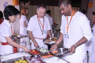Annadhan during Allahabad Kumbhamela 2013