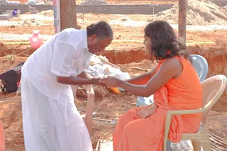 April 2008 - Making Of Kailaasa In Tiruvannamalai
