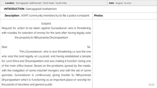 Seeragapadi Aadheenam Persecution