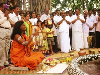 2004 - First Sannyas Deeksha At AdiKailaasa