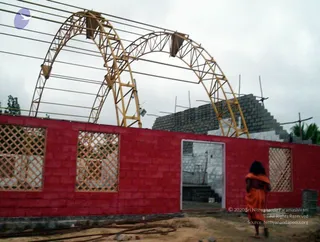 2005 - View-of-Ananda-Sabha-Construction