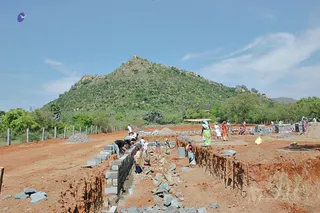 April 2008 - Making Of Kailaasa In Tiruvannamalai