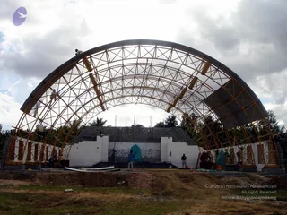 2005 - View-of-Ananda-Sabha-Construction