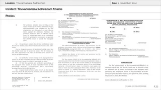 Tiruvannamalai Aadheenam Persecution