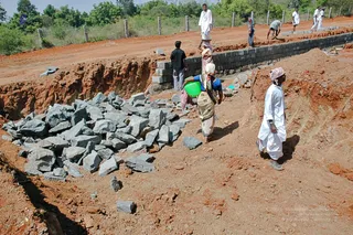 April 2008 - Making Of Kailaasa In Tiruvannamalai