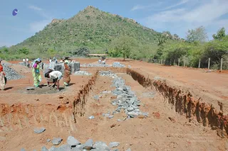 April 2008 - Making Of Kailaasa In Tiruvannamalai