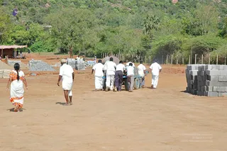 April 2008 - Making Of Kailaasa In Tiruvannamalai