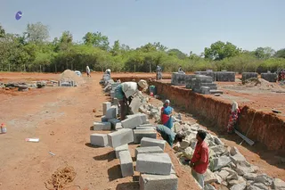 April 2008 - Making Of Kailaasa In Tiruvannamalai