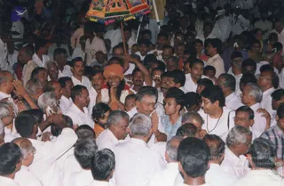 October 03 2004 - Addressing the Sengunthar Community gathering of South India