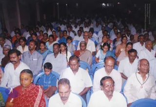 OCtober 6, 7, 8 2004 - 3 Mass Living Enlightenment Initiation conventions at Kancheepuram