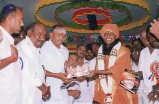 October 03 2004 - Addressing the Sengunthar Community gathering of South India
