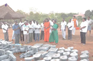 April 2008 - Making Of Kailaasa In Tiruvannamalai