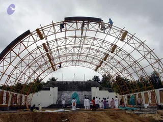 2005 - View-of-Ananda-Sabha-Construction