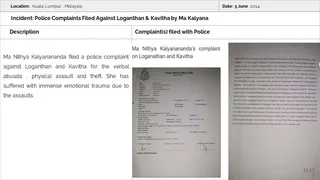 Malaysia Aadheenam Persecution