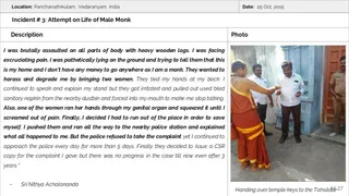 Ancient Monasteries Persecution