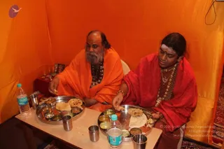 Annadhan during Allahabad Kumbhamela 2013