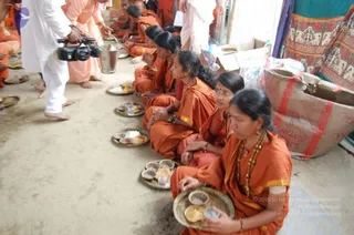Annadhan during Allahabad Kumbhamela 2013