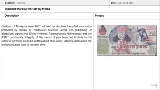 Malaysia Aadheenam Persecution