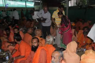 Annadhan during Nasik Kumbhamela 2015