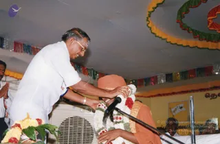 October 03 2004 - Addressing the Sengunthar Community gathering of South India