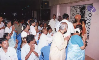 OCtober 6, 7, 8 2004 - 3 Mass Living Enlightenment Initiation conventions at Kancheepuram
