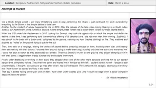 Bengaluru Aadheenam Persecution