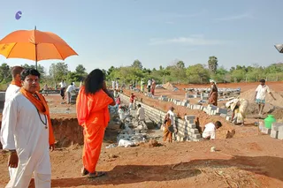 April 2008 - Making Of Kailaasa In Tiruvannamalai