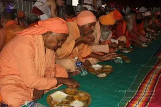 Annadhan during Nasik Kumbhamela 2015