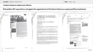 Madurai Aadheenam Persecution