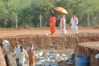 April 2008 - Making Of Kailaasa In Tiruvannamalai