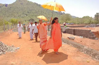 April 2008 - Making Of Kailaasa In Tiruvannamalai