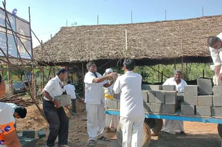 April 2008 - Making Of Kailaasa In Tiruvannamalai