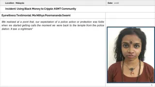 Malaysia Aadheenam Persecution