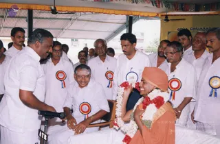 October 03 2004 - Addressing the Sengunthar Community gathering of South India