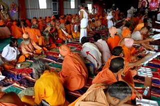 Annadhan during Nasik Kumbhamela 2015