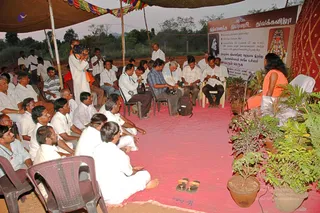April 2008 - Making Of Kailaasa In Tiruvannamalai